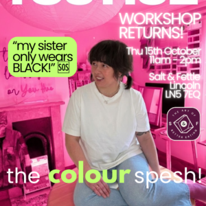 Colour Workshop @ Salt & Fettle Thu 15 Oct 2026 11 - 2pm
